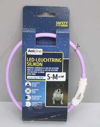AniOne Leuchtring Silikon Candy pink S-M – Bild 1 von 3