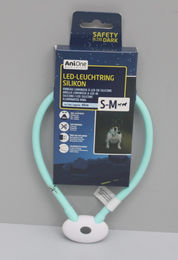 AniOne Leuchtring Silikon Kette türkis S-M – Bild 1 von 3