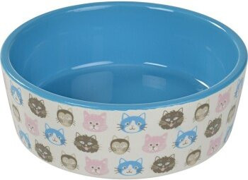 Produktbild von AniOne Napf Cat Faces 350 ml - 0,35 l