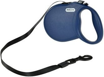 AniOne Rollleine Basic Gurt blau S – Bild 1 von 2