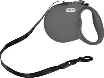 AniOne Rollleine Basic Gurt grau L – Bild 1 von 2