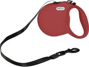 AniOne Rollleine Basic Gurt rot S – Bild 1 von 2