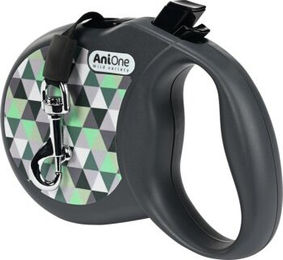 Produktbild von AniOne Rollleine Trend grau/grün M