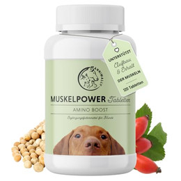 Produktbild von Annimally Amino Boost Muskelaufbau Tabletten für Hunde