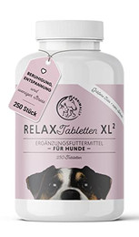 Produktbild von Annimally Hunde Relax Tabletten mit Baldrian, Johanniskraut und L-Tryptophan - 250 Stk.