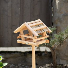 Produktbild von Antikas Futterstation Vogelhäuschen mit Strohdach