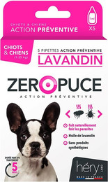 Produktbild von Antiparasit für Hunde Héry Pipet Lavand (x5)