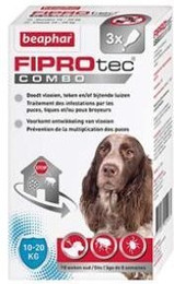 Produktbild von Antiparasitikum für Hunde 10-20 kg gegen Insekten Beaphar FIPROtec Combo (x3)