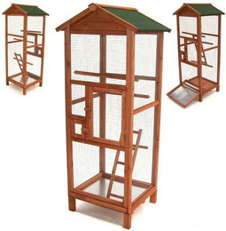 Produktbild von Apex Vogelvoliere Vogelhaus mit Bodenauszug