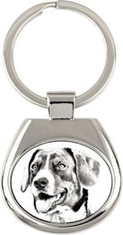 Produktbild von Appenzeller Sennenhund, Appenzeller Sennenhund - Schlüsselanhänger mit Hund, Schlüsselanhänger mit Aufdruck, personalisierter Anhänger der Marke Art-Dog silber