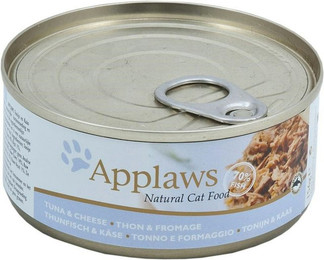 Produktbild von Applaws 156g Katzennassfutter 24 x 156 Gramm Thunfisch & Käse