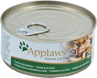 Produktbild von Applaws 156g Katzennassfutter 24 x 156 Gramm Thunfisch & Meeresalgen