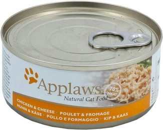 Produktbild von Applaws 156g Katzennassfutter Sparpaket 48 x 156 Gramm Huhn & Käse