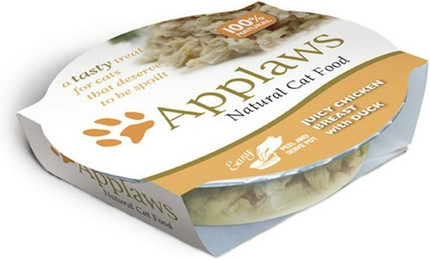 Produktbild von Applaws 60g Katzennassfutter Sparpaket 20 x 60 Gramm Hühnerbrust mit Ente