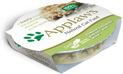 Produktbild von Applaws 60g Katzennassfutter Sparpaket 20 x 60 Gramm Hühnerbrust mit Reis