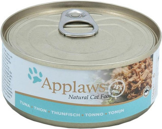 Produktbild von Applaws 70g Katzennassfutter Sparpaket 48 x 70 Gramm Thunfisch