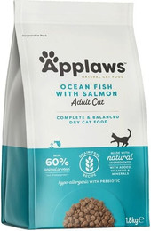 Produktbild von Applaws Adult Meeresfisch & Lachs Katzentrockenfutter - 1,8 kg
