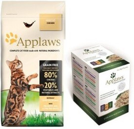 Produktbild von Applaws Adult Mischfütterungs-Set mit Huhn - 12 x 70 g