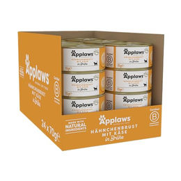 APPLAWS Cat Adult Hähnchenbrust mit Käse in Brühe - 24 x 70 g – Bild 1 von 6