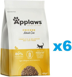 Produktbild von APPLAWS Cat Adult Huhn Trockenfutter - 6 x 400 g