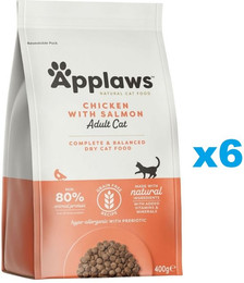 Produktbild von APPLAWS Cat Adult Huhn und Lachs - 6 x 400 g