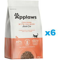Produktbild von APPLAWS Cat Adult Huhn und Lachs - 6 x 400 g