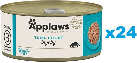 Produktbild von APPLAWS Cat Adult Thunfisch in Gelee - 24 x 70 g