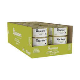 Produktbild von APPLAWS Cat Adult Thunfisch mit Algen in Brühe - 24 x 156 g