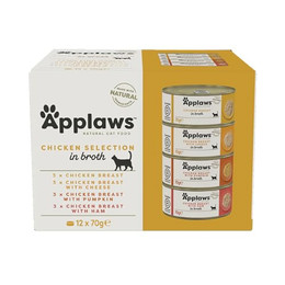 Produktbild von Applaws Cat Chicken Collection Nassfutter - 12 x 70 g