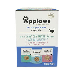 Produktbild von Applaws Cat PB Mix Pack Fisch - 12 x 70 g