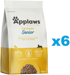 Produktbild von APPLAWS Cat Senior Chicken mit Huhn für ältere Katzen - 6 x 400 g