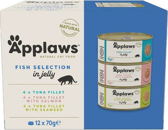 Produktbild von APPLAWS Cat Tin Fish Selection in Jelly Multipack 12x70g