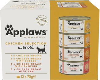 Applaws Chicken Collection Katzenfutter - Dosen - 12 x 70 g – Bild 1 von 5