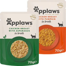 APPLAWS Chicken & Pumpkin Hühnchenbrust & Kürbis - 12 x 70 g – Bild 1 von 5
