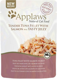 Produktbild von Applaws Gelee 70g Beutel Katzennassfutter 32 x 70 Gramm Thunfisch&Lachs