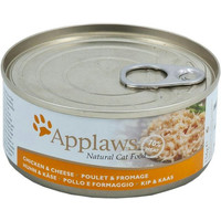 Produktbild von Applaws Katzennassfutter Huhn & Käse - 24 x 156 g
