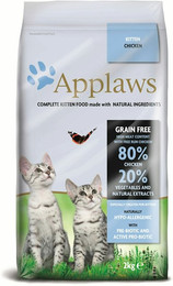 Produktbild von Applaws Kitten Huhn Katzentrockenfutter Sparpaket 2 x 2 Kilogramm