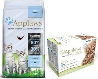 Produktbild von Applaws Kitten Mischfütterungs-Set mit Huhn - 6 x 70 g