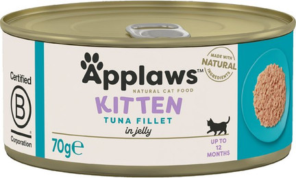 Produktbild von Applaws Kitten Thunfisch in Brühe - 6 x 70 g