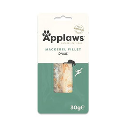 Produktbild von APPLAWS Makrelenlende in Fischsoße Katzenspezialität - 12 x 30 g