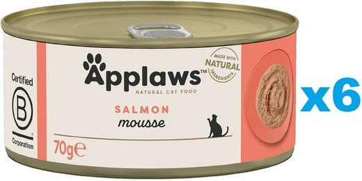Produktbild von Applaws Mousse Lachs - 6 x 70 g