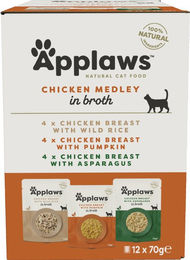 Applaws Multipack Katzenfutter - Frischebeutel - Chicken in Broth - 12 x 70 g – Bild 1 von 5