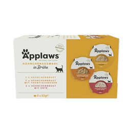 Applaws Multipack Katzenfutter - Frischebeutel - Chicken Selection - 8 x 60 g – Bild 1 von 4