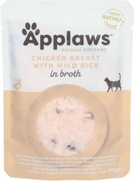 Produktbild von Applaws Pouch Hühnerbrust & Wildreis Katzen Nassfutter - 12 x 70 g