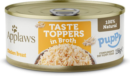 Produktbild von Applaws Puppy Taste Toppers in Brühe 6 x 156 g - Hähnchenbrust