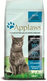 Produktbild von Applaws Seefisch & Lachs Katzentrockenfutter Sparpaket 2 x 1,8 Kilogramm
