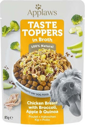 Produktbild von APPLAWS Taste Toppers Hähnchenbrust, Brokkoli und Quinoa in Brühe - 85 g