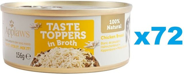 Produktbild von APPLAWS Taste Toppers Hähnchenbrust in Brühe 72x 156 g