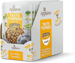 Produktbild von Applaws Taste Toppers Huhn und Gemüse in Brühe - 12 x 85 g