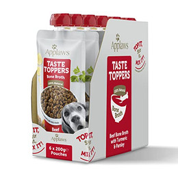 Produktbild von Applaws Taste Toppers Rinderbrühe Hundefutter Topper - 6 x 200 g